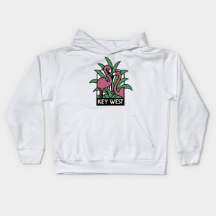 Key West Flamingos Kids Hoodie